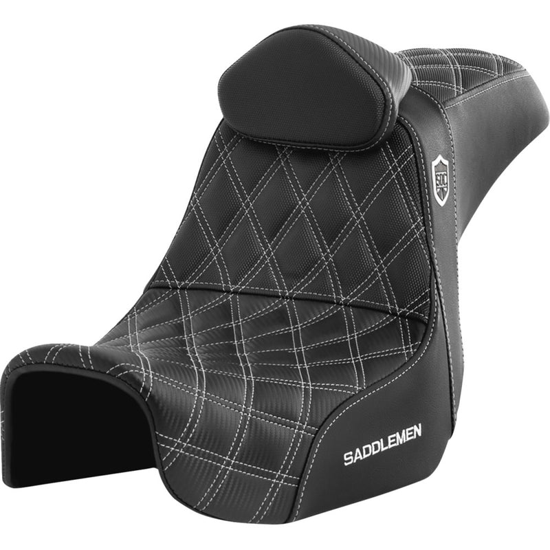 Saddlemen Pro SDC Performance Gripper Lattice Stitch Seat for Harley