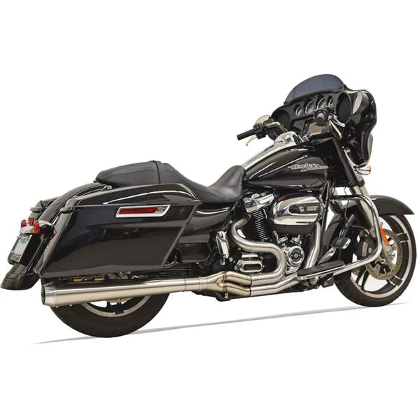 Bassani Road Rage III Long Stainless 2-into-1 Exhaust System for Harley