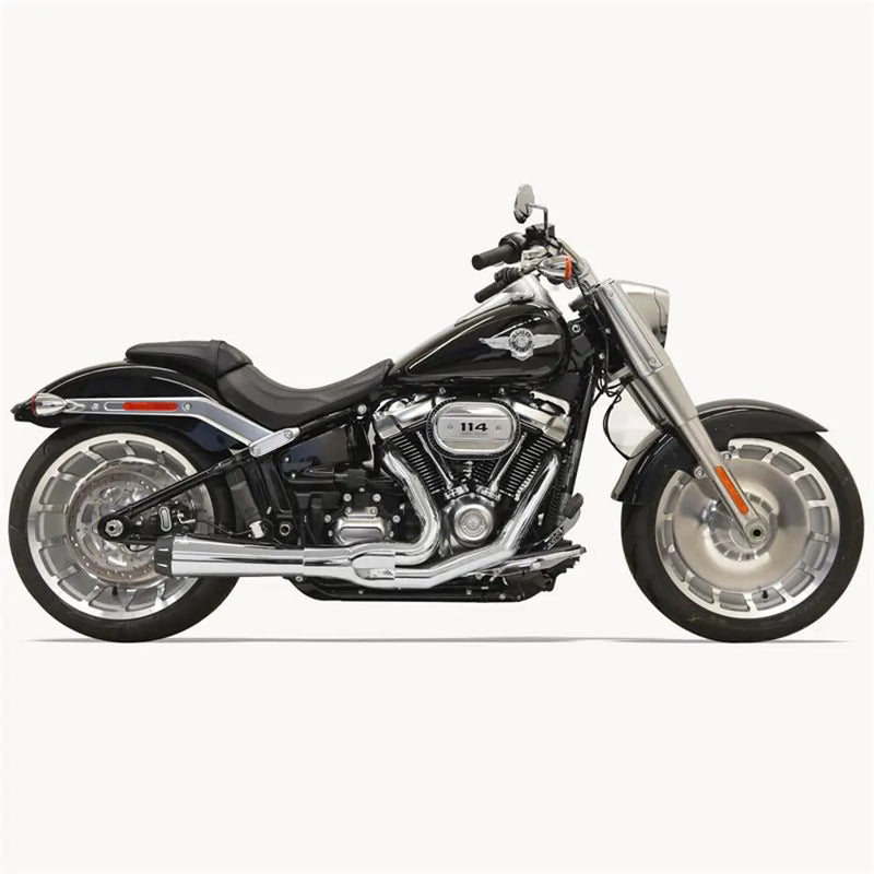 Bassani Road Rage Short Megaphone 2-into-1 Exhaust System for Harley