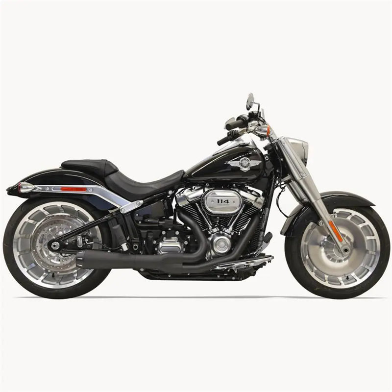 Bassani Road Rage Short Megaphone 2-into-1 Exhaust System for Harley