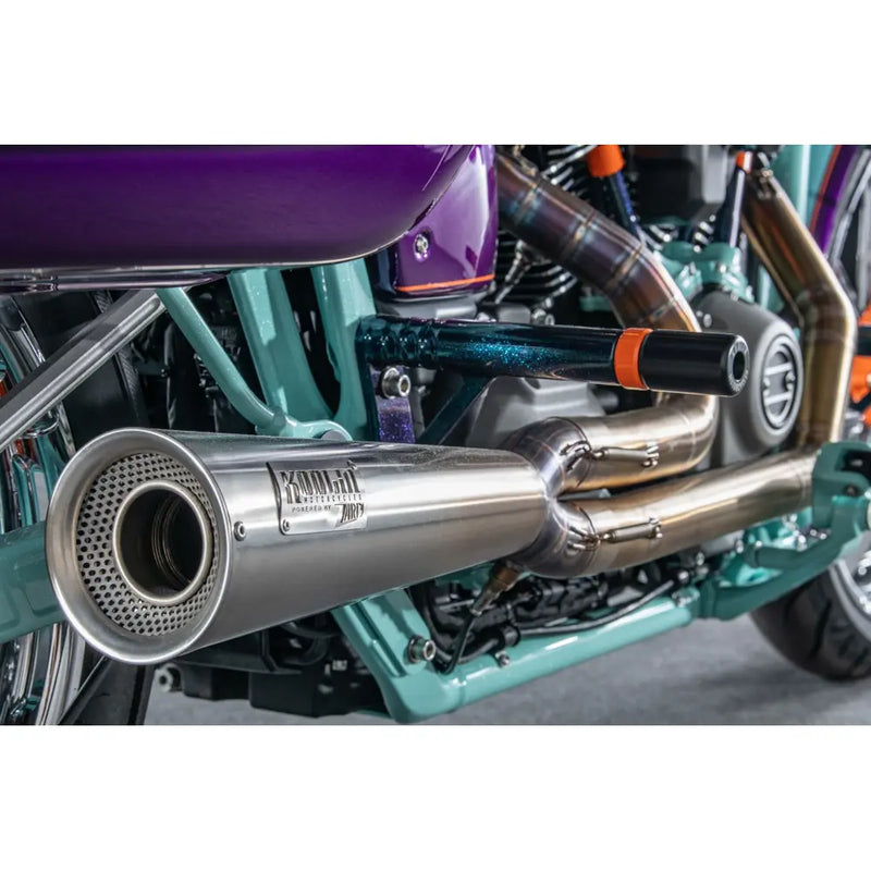 Kodlin Next Level 2-into-1 Euro 4 / 5 E5 Exhaust System for Harley