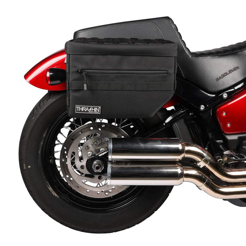 Thrashin Supply Escape 18L Throw-Over Motorcycle Saddlebag Set