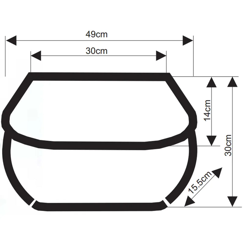 Longride Model 145 Click-On 38L Motorcycle Saddlebag Set