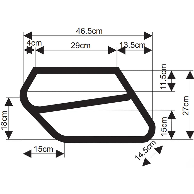 Longride Model 149 Click-On 27L Motorcycle Saddlebag Set