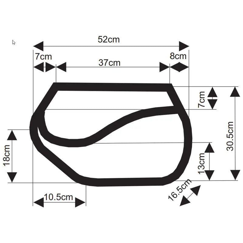 Longride Model 153 Click-On 43L Motorcycle Saddlebag Set