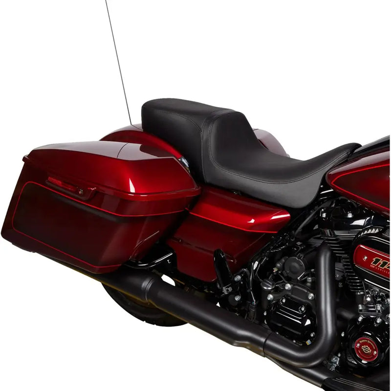Drag Specialties Performance Predator 2-Up Seat for Harley