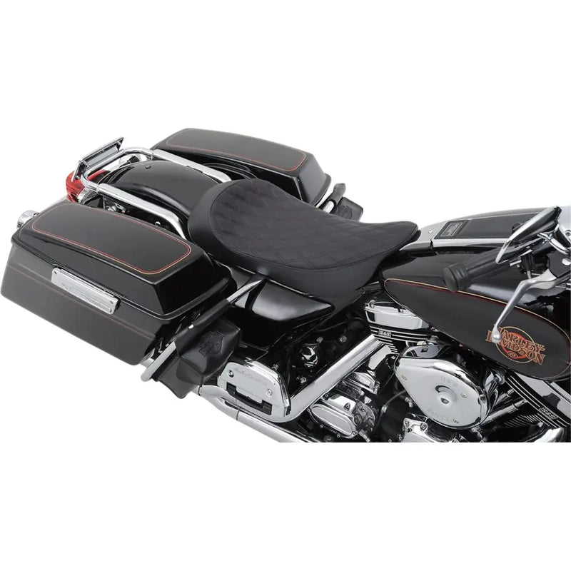 Drag Specialties EZ-ON Low Profile Solo Seat for Harley