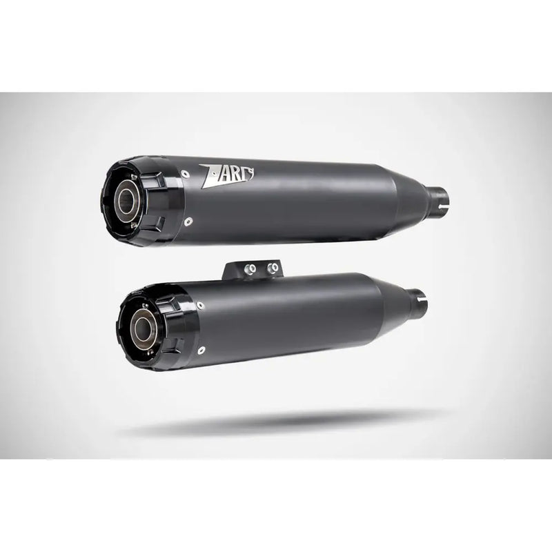 Zard EC Euro 4/5 Approved Overlapped Slip-On Mufflers for Harley Softail