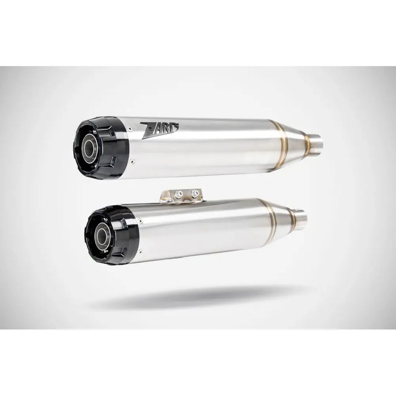 Zard EC Euro 4/5 Approved Overlapped Slip-On Mufflers for Harley Softail