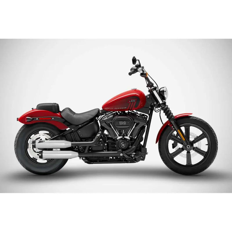 Zard EC Euro 4/5 Approved Overlapped Slip-On Mufflers for Harley Softail