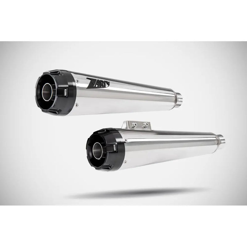 Zard EC Euro 4/5 Approved Cone Slip-On Mufflers for Harley Softail