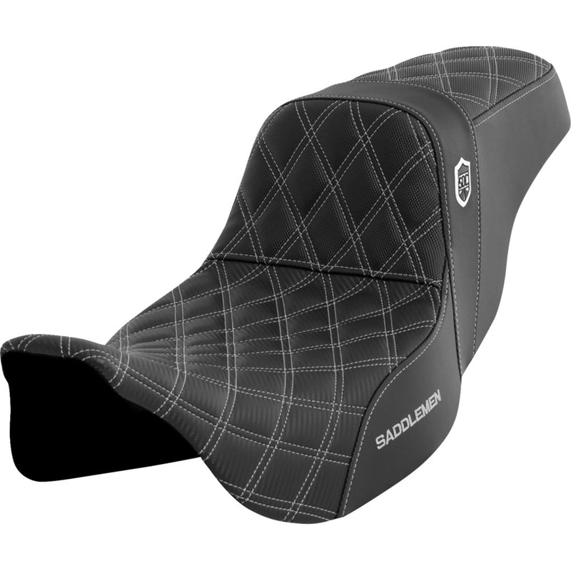 Saddlemen Pro SDC Performance Gripper Lattice Stitch Seat for Harley