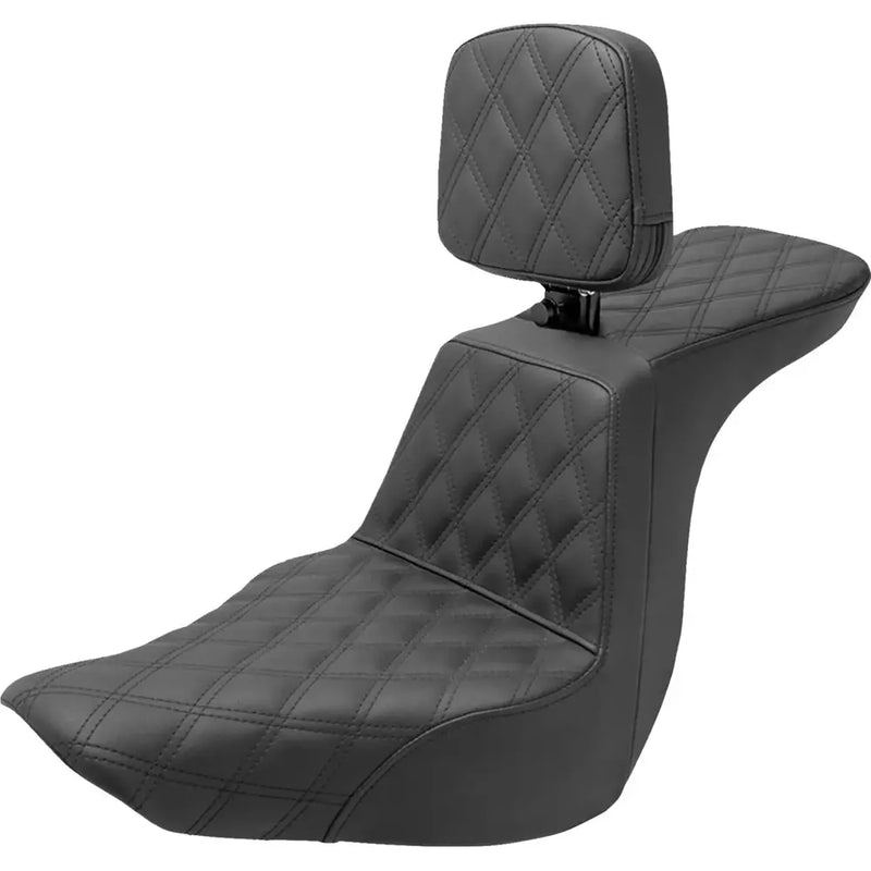 Saddlemen Tour Step-Up Motorcycle Seat for Harley