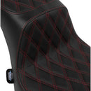 Drag Specialties Performance Predator 2-Up Seat for Harley