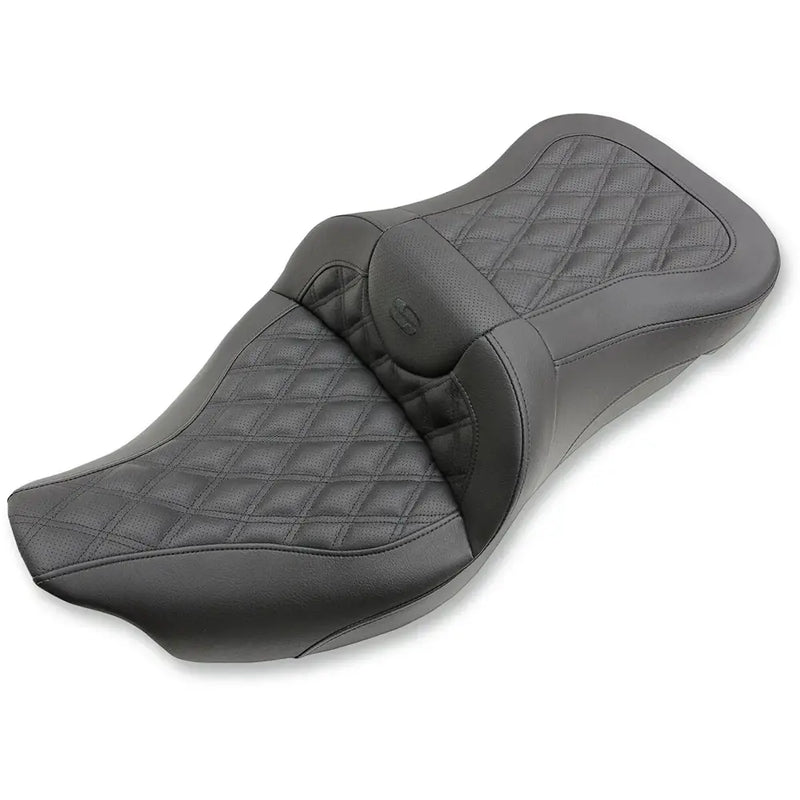 Saddlemen Roadsofa Extended Reach Lattice Stitch Seat for Harley