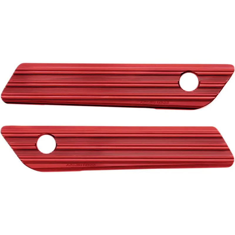 Arlen Ness 10 Gauge Saddlebag Latch Covers for Harley