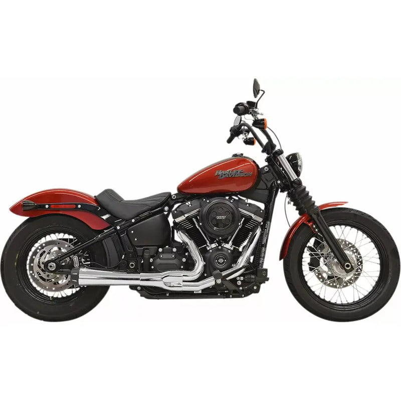 Bassani Road Rage Short Megaphone 2-into-1 Exhaust System for Harley