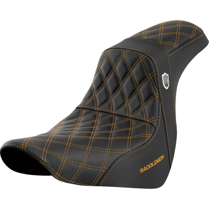 Saddlemen Pro SDC Performance Gripper Lattice Stitch Seat for Harley