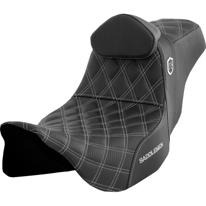 Saddlemen Pro SDC Performance Gripper Lattice Stitch Seat for Harley
