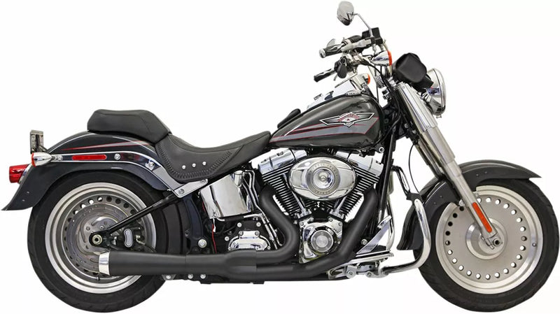 Bassani Road Rage Short Megaphone 2-into-1 Exhaust System for Harley