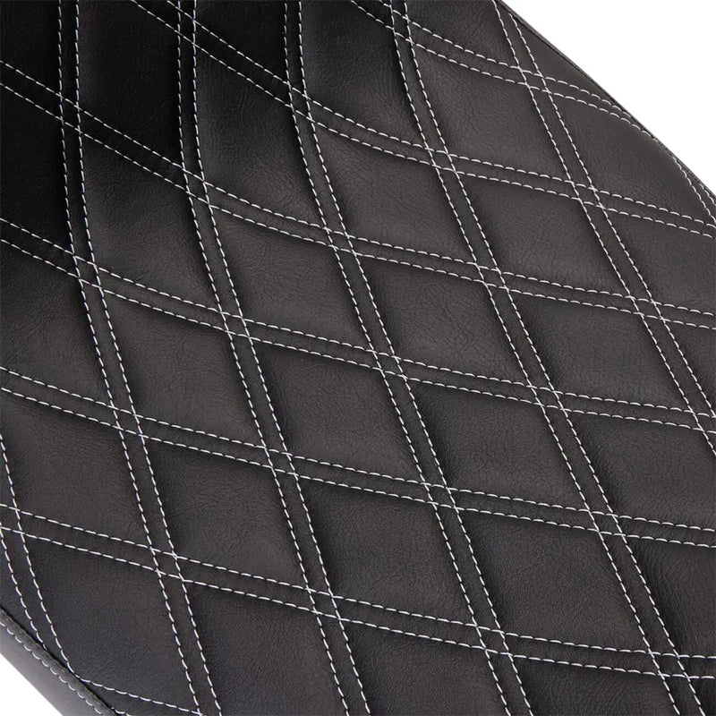 Drag Specialties Performance Predator 2-Up Seat for Harley