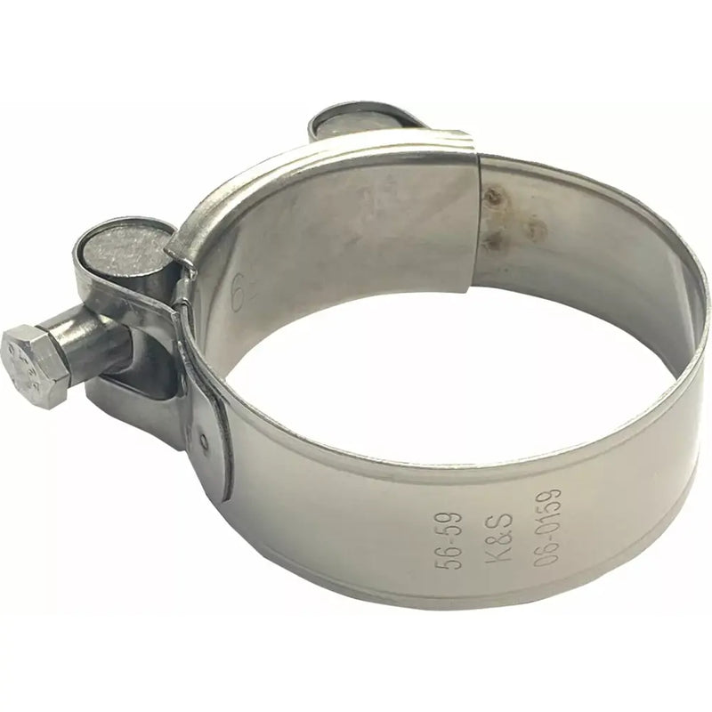 K&S Stainless Steel Motorcycle Exhaust Clamp