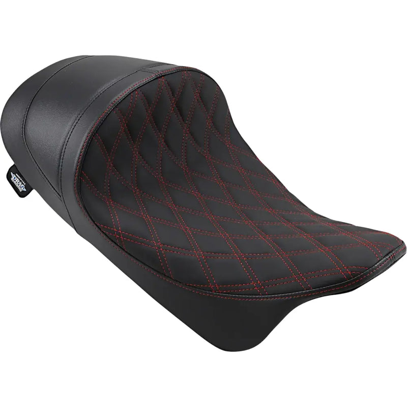 Drag Specialties EZ-ON Low Profile Forward Solo Seat for Harley