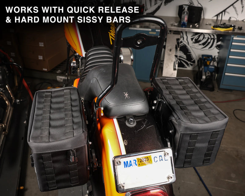 Thrashin Supply Hard Mount Saddlebag Brackets for Harley