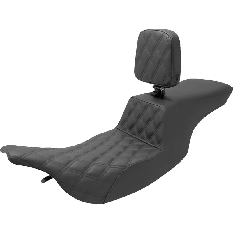 Saddlemen Tour Step-Up Motorcycle Seat for Harley