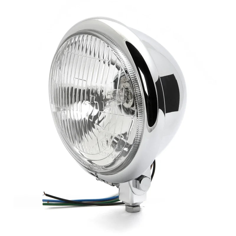 SMP Bates 5.75" Motorcycle Headlight Bottom Mount