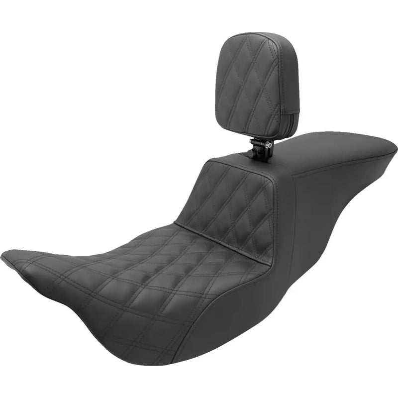 Saddlemen Tour Step-Up Motorcycle Seat for Harley