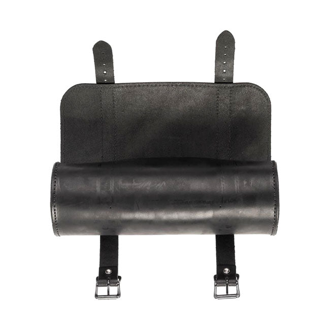 Ledrie Round Leather Motorcycle Tool Bag