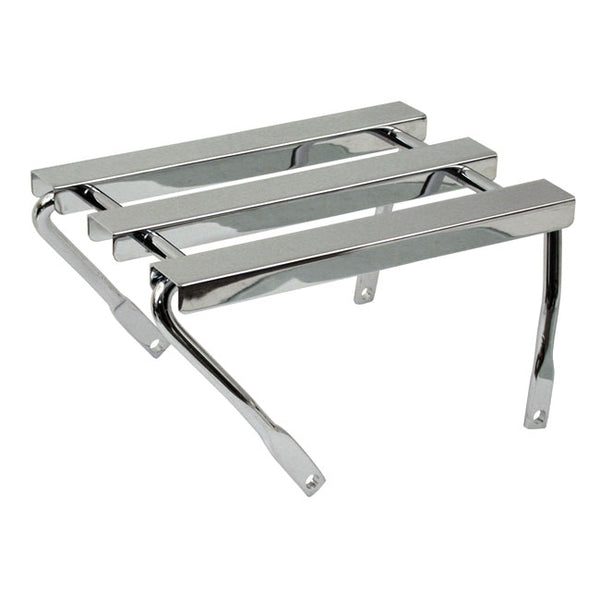 MCS 3-Channel Chrome Luggage Rack for Harley