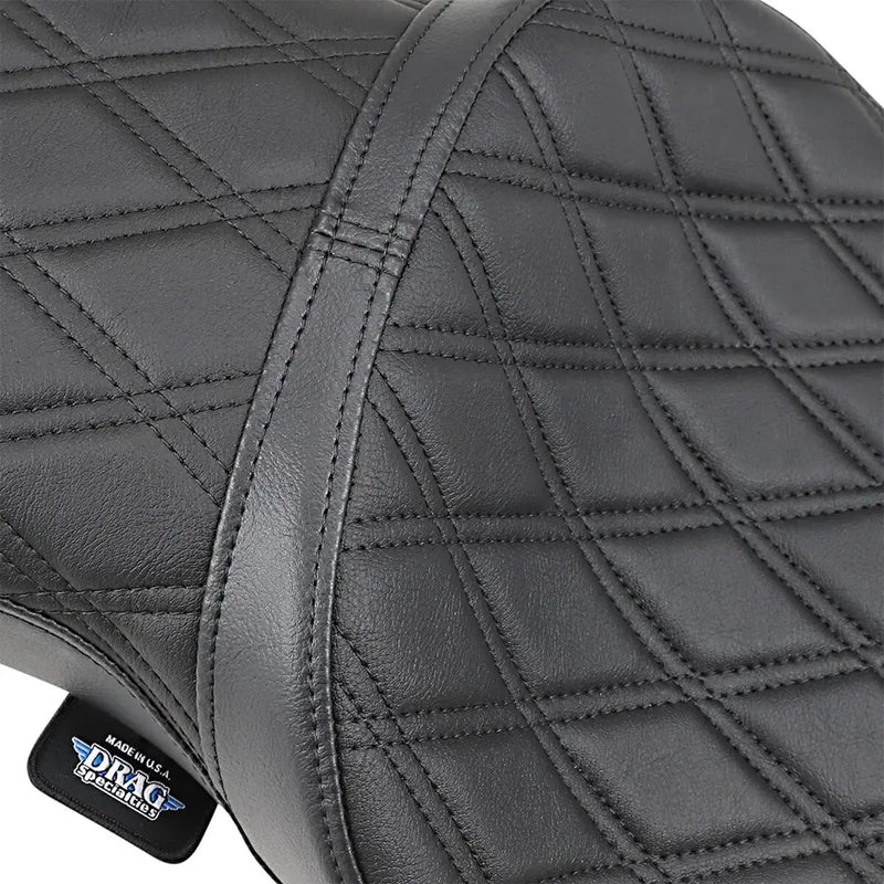Drag Specialties Double Bucket 2-Up Seat for Harley