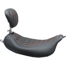 Mustang Wide Tripper Solo Seat for Harley