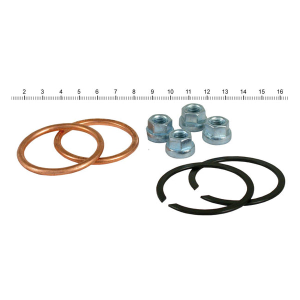 James Copper Crush Ring Exhaust Gasket & Mount Kit for Harley