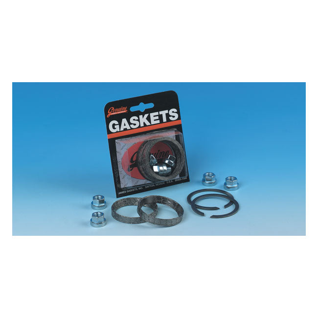 James Late Style Exhaust Gasket & Mount Kit for Harley