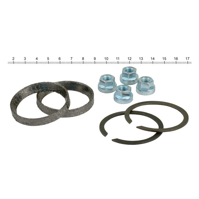 James Late Style Exhaust Gasket & Mount Kit for Harley