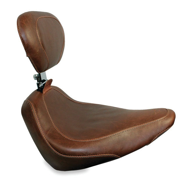 Mustang Wide Tripper Solo Seat for Harley