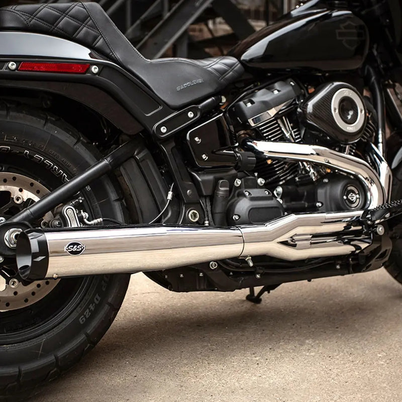 S&S SuperStreet 2-into-1 Exhaust System for Harley