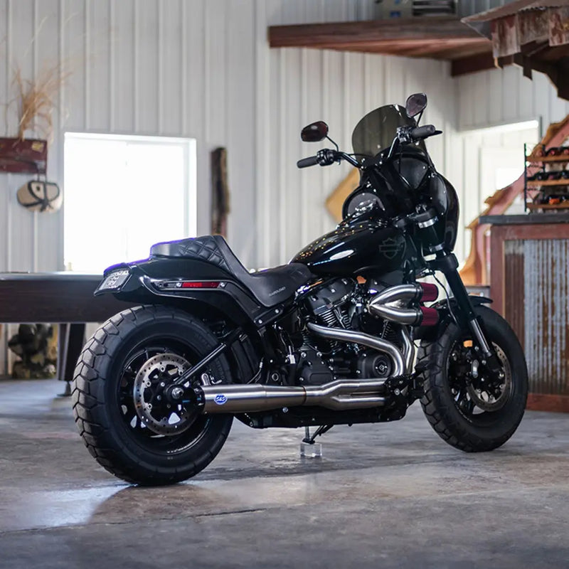 S&S SuperStreet 2-into-1 Exhaust System for Harley