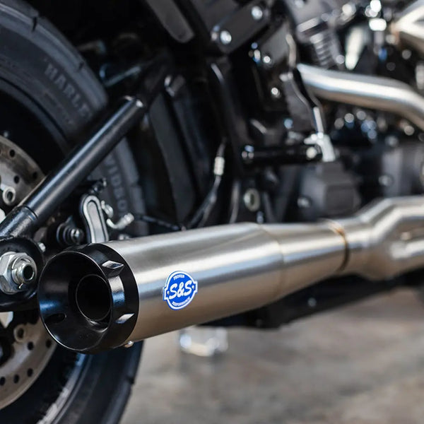 S&S SuperStreet 2-into-1 Exhaust System for Harley