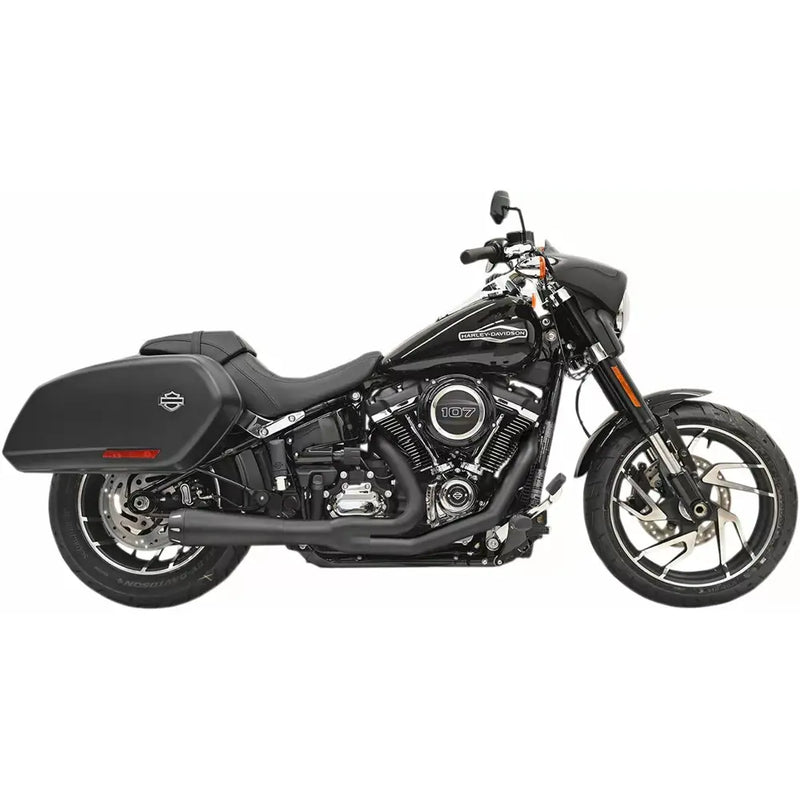 Bassani Road Rage Short Megaphone 2-into-1 Exhaust System for Harley