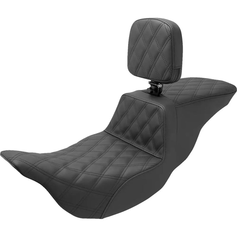 Saddlemen Tour Step-Up Motorcycle Seat for Harley
