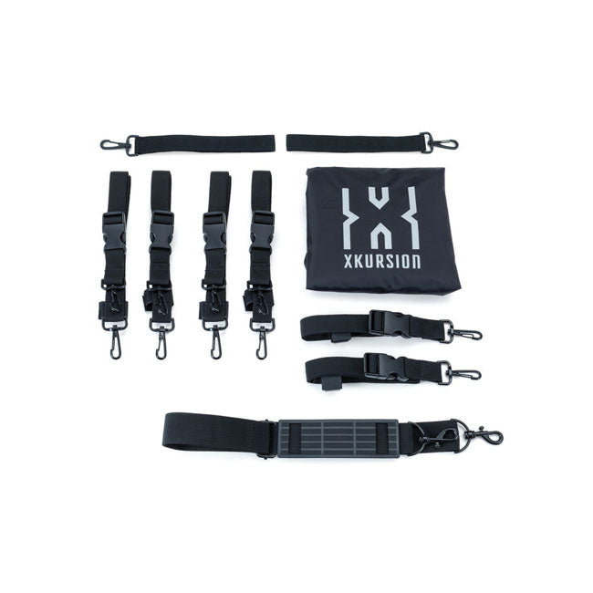Kuryakyn XKursion XB Fast Lane Throw-Over Motorcycle Saddlebag Set