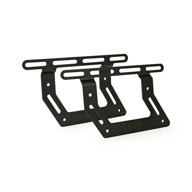Highway Hawk Universal Motorcycle Saddlebag Support Kit Black