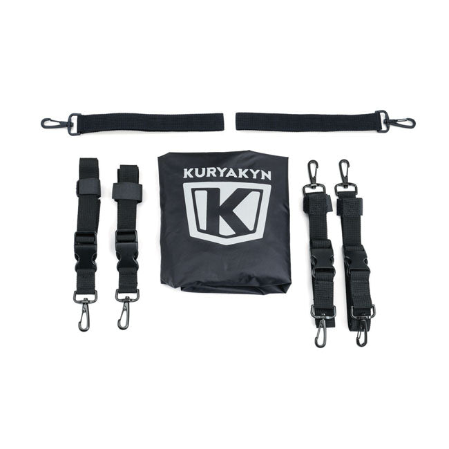 Kuryakyn Momentum Outrider 52L Throw-Over Motorcycle Saddlebag Set