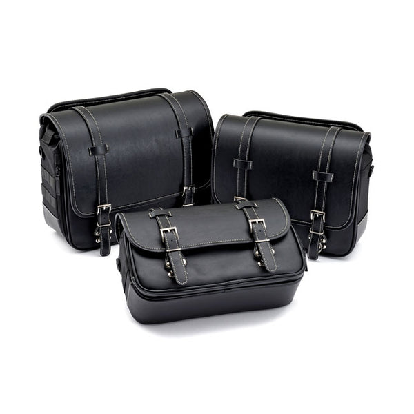 Daytona Universal Motorcycle Saddlebag Black
