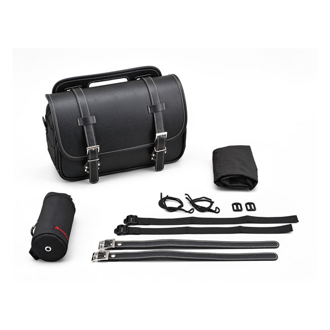 Daytona Universal Motorcycle Saddlebag Black