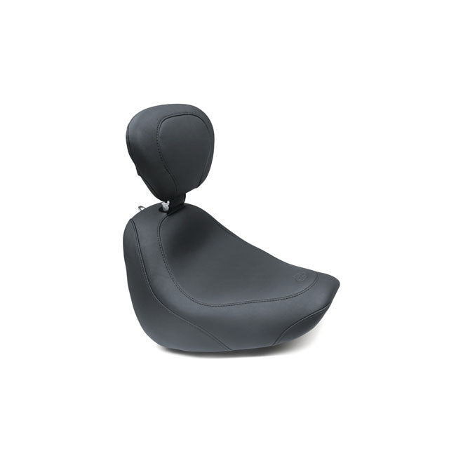 Mustang Wide Tripper Solo Seat for Harley